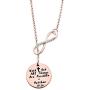 WUSUANED with God All Things are Possible Infinity Cross Necklace Bracelet Religious Jewelry Inspirational Gift