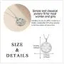 LUHE Sunflower Pendant Necklace for Women Girls Sterling Silver Sun Flower Necklace Engraved You are My Sunshine LUHE Sunflower Pendant Necklace for Women Girls Sterling Silver Sun Flower Necklace Engraved You are My Sunshine