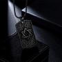Star of Magen David Necklace Mens 316L Stainless Steel Jewish Israel Hebrew Judaic Pendant Seal of Solomon Talisman Tantrism Hexagram Estrella de David/Ancient Amulet Islam Jewelry