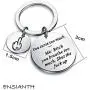ENSIANTH Funny Gift You Curse Too Much Keychian Funny Sarcastic Gift for Best Friend
