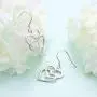 925 Sterling Silver Love Elegant Layered Big Hearts Long Dangle Drop Hooks Stud Earrings Jewelry Birthday Gifts for Women Girlfriend 925 Sterling Silver Love Elegant Layered Big Hearts Long Dangle Drop Hooks Stud Earrings Jewelry Birthday Gifts for Women Girlfriend