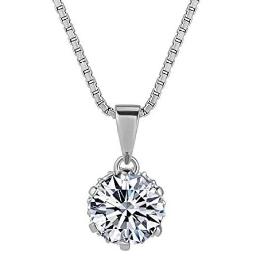 PIRATESHIP Pendant Necklace for Women 925 Sterling Silver Original Fashion Jewelry for Her Birthday Gift Mothers Day Valentines Day Luxury Gift Package