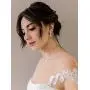 SWEETV Cubic Zirconia Wedding Earrings for Brides Bridesmaids, Elegant Marquise Bridal Dangling Earrings, Crystal Drop earrings for Women Jewelry Gifts SWEETV Cubic Zirconia Wedding Earrings for Brides Bridesmaids, Elegant Marquise Bridal Dangling Earrings, Crystal Drop earrings for Women Jewelry Gifts