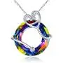 TOUPOP Nurse Gifts for Women s925 Sterling Silver Doctor Nursing Themed Necklace with Crystal Jewelry Gifts for Women Mom Student Doctor Nurse Grateful Birthday Mothers Day