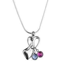 Loving Family Sterling Silver Mothers Loving Embrace Pendant Necklace without Charms - 18'' to 22'' Long -