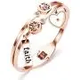 Uloveido Rose Gold Plated Tree of Life Bangle Cuffs Faith Mustard Seed Pendant Charms Open Bracelet for Women Y1028