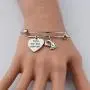 AKTAP Mommy to Be Gift New Parents Gift Enjoy Your Chapter Keychain First Time Mom Gift Pregnancy Announcement Gifts with Baby Footprint Charm