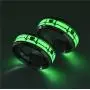 hohrayway Fashion Dark Luminous ECG Ring Stainless Steel Ring Promise Heartbeat Ring Glowing Jewelry for Men Women hohrayway Fashion Dark Luminous ECG Ring Stainless Steel Ring Promise Heartbeat Ring Glowing Jewelry for Men Women