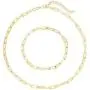 IS ISAACSONG Statement 14k Gold Plated 4mm Thick Oval Chain Link Choker Collar Necklaces and Link Chain Bracelets Chunky Gold Jewelry Set for Women IS ISAACSONG Statement 14k Gold Plated 4mm Thick Oval Chain Link Choker Collar Necklaces and Link Chain Bracelets Chunky Gold Jewelry Set for Women