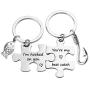 EIGSO Couple Fishing Keychain Im Hooked on You Youre My Best Catch Fisherman Fishing Lure Jewelry for Boyfriend Girlfriend