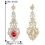BriLove Womens Wedding Bridal Crystal Hollow Teardrop Chandelier Dangle Earrings BriLove Womens Wedding Bridal Crystal Hollow Teardrop Chandelier Dangle Earrings