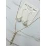 Allison Rose Atelier Marble and 18ct Gold Plated Dangle-Drop Fashion Earrings with Steel Posts – Fish Hook Closure