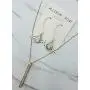 Allison Rose Atelier Marble and 18ct Gold Plated Dangle-Drop Fashion Earrings with Steel Posts – Fish Hook Closure