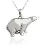 FashionJunkie4Life Sterling Silver Polar Bear Pendant Necklace, 18'' Chain