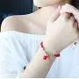 Bib Jewelry Lucky Money Bag Red Bracelet 14K Gold-Plated Fashion Elegant Woman Gift Rose Gold Color Titanium Steel Jewelry Friendship Inspirational Red String Bracelet Bib Jewelry Lucky Money Bag Red Bracelet 14K Gold-Plated Fashion Elegant Woman Gift Rose Gold Color Titanium Steel Jewelry Friendship Inspirational Red String Bracelet