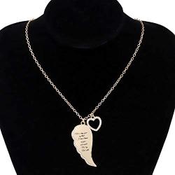 AKTAP Memorial Necklace Sympathy Angel Wing Jewelry Gift for Loss of Loved One