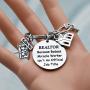 G-Ahora Realtor Keychain Realtor Closing Jewelry Thank You Gift for Real Estate Sales Agent