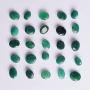 gemhub Approx 60 Ct / 12 Pcs Natural Oval Cut Colombian Loose Green Emerald Gemstones Lot