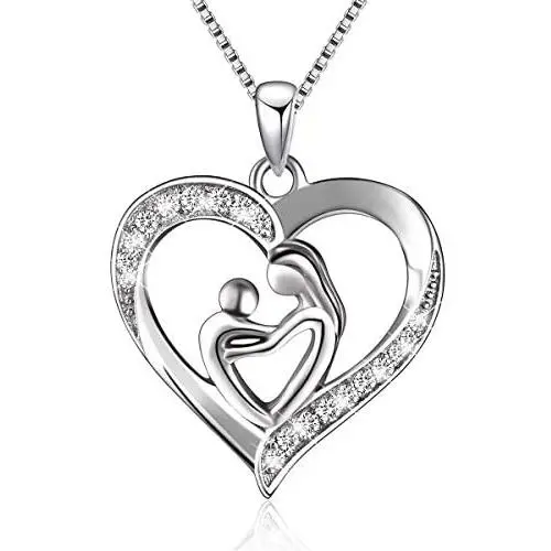 BGTY S925 Sterling Silver Heart Pendant Necklace BGTY S925 Sterling Silver Heart Pendant Necklace
