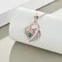 TOUPOP,Mothers Day Gifts from Daughter,Sterling Silver Double Heart Necklace Engraved I love you for always and forever in the Pendant,Rose Gold Jewelry Gifts for Mom Women Friend Birthday