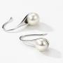Freshwater Pearl Earrings Dangle Drop Sterling Silver Earrings 8-9mm Cultured Pearl Fine Jewelry for Women Girls