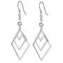 Sterling Silver Geometric Drop Earrings Dangle Earrings for Women Girls Fish Hook Earrings Costume Jewelry