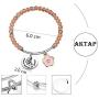 AKTAP Ohana Bracelet Ohana Forever for Always Ohana Jewelry with Hibiscus Flower Charm