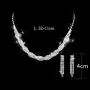 Unicra Bride Silver Necklace Earrings Set Crystal Bridal Wedding Jewelry Set Rhinestone Bridesmaid Party Choker Necklace Drop Dangle Earrings Sets for Women and Girls (Silver-2) Unicra Bride Silver Necklace Earrings Set Crystal Bridal Wedding Jewelry Set Rhinestone Bridesmaid Party Choker Necklace Drop Dangle Earrings Sets for Women and Girls (Silver-2)