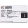 10K Gold Diamond Cross Pendant Necklace (1/4 Carat) with Silver Chain