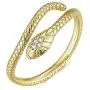 yfstyle Snake Ring Open Adjustable Ring 18K Gold Plated Fashion Gold Mens Rings Snake Plain Ring Vintage Jewelry Rings for Women Men Cute Dainty Gold Snake Ring for Men