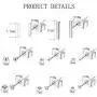 CASSIECA 15 Pairs Stainless Steel Tiny Bar Stud Earrings Small CZ Ball Cartilage Piercing Mini Stick Line Barbell Stud Earring Set for Women Men 2MM-4MM