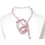 AnsonsImages 37'' Inches Long Magnetic Wrap Necklace Choker Bracelet Anklet Lariat Pink