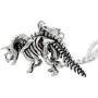 Controse Dinosaur Necklace Triceratops Skeleton Pendant - 316L Stainless Steel Controse Dinosaur Necklace Triceratops Skeleton Pendant - 316L Stainless Steel