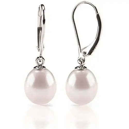 PAVOI Handpicked AAA+ Quality Freshwater Cultured Pearl Earrings Leverback Dangle Stud Pearl Earrings PAVOI Handpicked AAA+ Quality Freshwater Cultured Pearl Earrings Leverback Dangle Stud Pearl Earrings