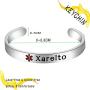KEYCHIN Surgical Grade Steel Medical Alert ID Bracelet for Men Women Epilepsy/Blood Thinner SOS Emergency Medical Bracelets Identification Doctors Fashion Jewelry