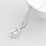 omodofo Family Jewelry Gift Big Middle Sister Little Sis Set of 3 Sisters Pendant Necklace for Sisters