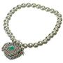 Jewelry Nexus A Prayer for My Teacher in a Blue Heart Box Stretch Inspirational Bracelet