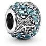 Pandora Jewelry Pave Ocean and Starfish Cubic Zirconia Charm in Sterling Silver Pandora Jewelry Pave Ocean and Starfish Cubic Zirconia Charm in Sterling Silver