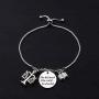 BLEOUK Lawyer Gift New Lawyer Gift She Believed She Could So She Did Bracelet Law Student Graduation Gift Future Lawyer Gift Inspirational Gift for Lawyer