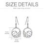 POPKIMI Dangle Earrings for Women Fashion Sterling Silver Dangling Drop Earrings Birthday Gifts for Teens Girls