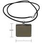 3dRose Florene Architecture - Lighthouse on Cape Cod in Massachusetts - Necklace with Rectangle Pendant (ncl_80839)