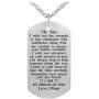 Yintunuo Son Daughter Dog Tag Necklace Jewelry Pendant Keychain from Mom and Dad
