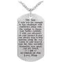 Yintunuo Son Daughter Dog Tag Necklace Jewelry Pendant Keychain from Mom and Dad Yintunuo Son Daughter Dog Tag Necklace Jewelry Pendant Keychain from Mom and Dad