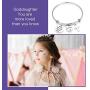 Goddaughter Bracelet You are more loved than you know Goddaughter Jewelry Religious Jewelry Goddaughter gift (more loved Goddaughter BR)