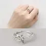 ALLHOUR Solid 925 Sterling Silver Rings for Women, Adjustable Vintage Silver Toe Rings, Unisex Resizable Lucky Infinity Open Finger Rings, Silver Thumb Rings for Men Women Girls