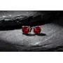 Swarovski Stud Earrings for Women - Sterling Silver Crystal Earrings - Birthstone Earrings Studs for Girls - Siam Red Crystal From Swarovski By GoSparkling Allergy-Free Passed SGS Inspection