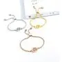 kelistom Life Tree Charm Stainless Steel Bracelet for Women Teen Girls, 18K Gold/Rose Gold/White Gold Plated Adjustable Link Chain Bracelet Gift Friendship