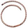 RainSo Elegant Crystal Copper Magnetic Therapy Necklace for Women Pain Relief for Arthritis Adjustable