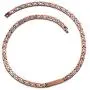 RainSo Elegant Crystal Copper Magnetic Therapy Necklace for Women Pain Relief for Arthritis Adjustable