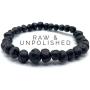 Adult Raw Baltic Amber Bracelet - All Natural Pain Relief for Adults to Help Migraines, Sinus, Arthritis and More! Raw Dark Cherry (Large)
